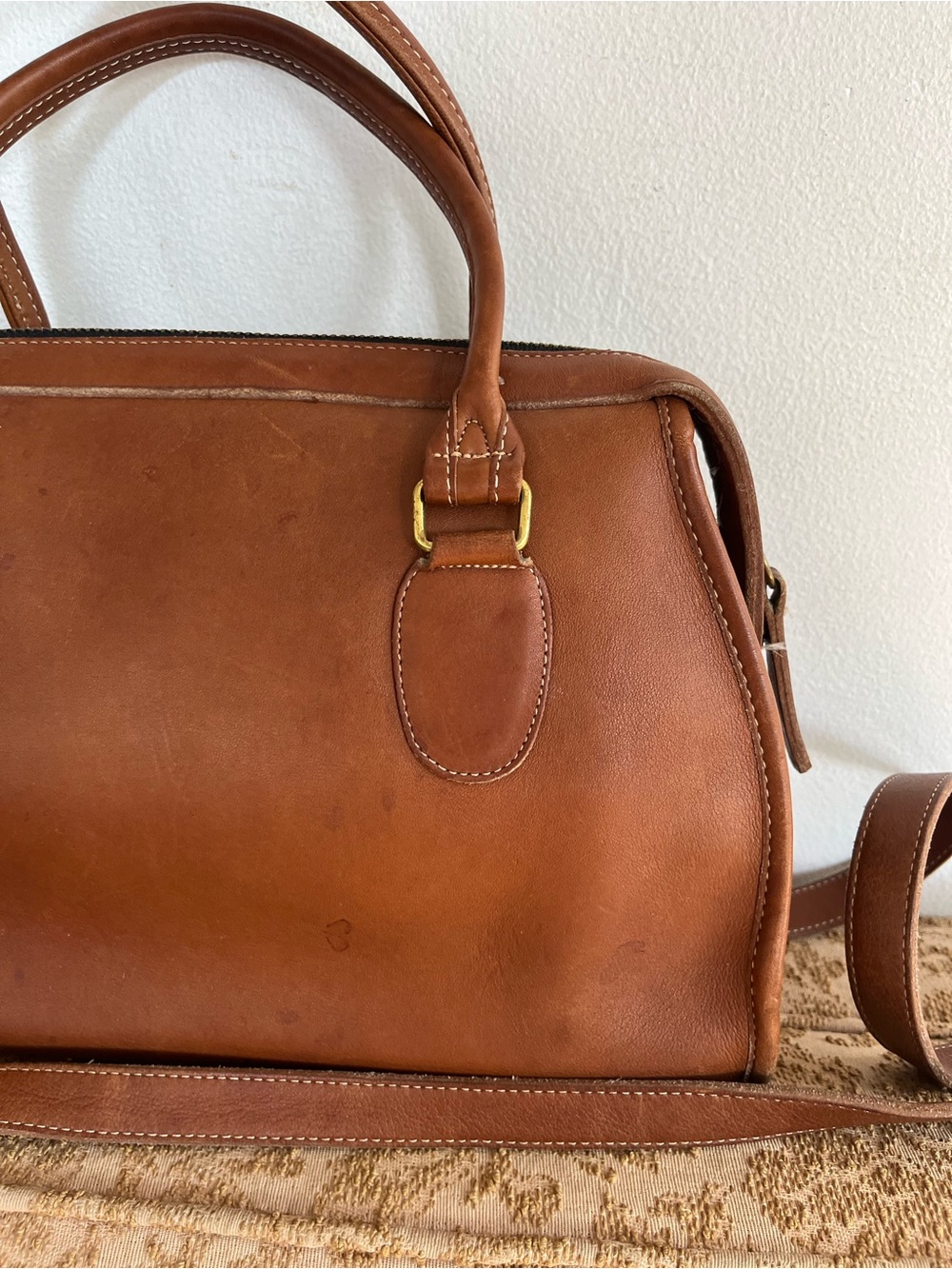 Vintage COACH Broadway Satchel 9891 British Tan Leather - Picture 9 of 10